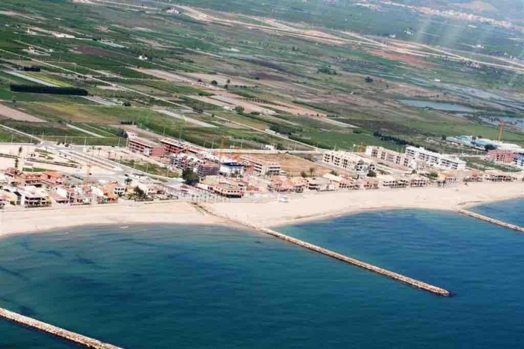 Apto Con Piscina En La Playa Cerca De Vlc Con Ac Puzol Exterior foto